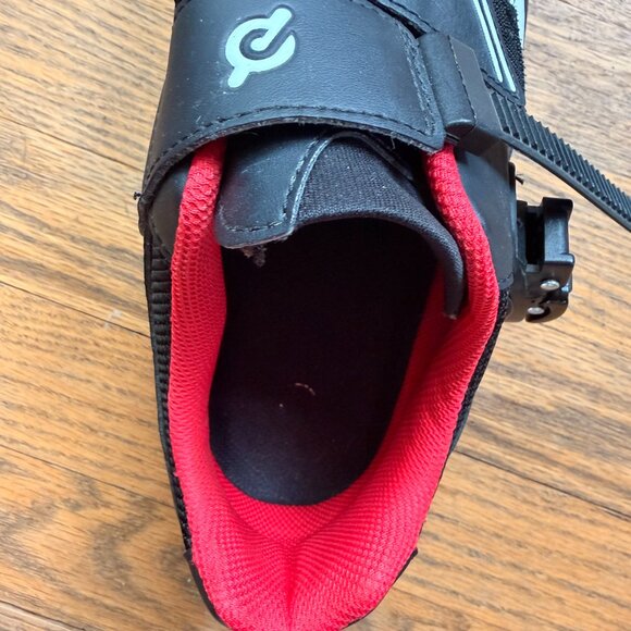 Peloton Shoes Unisex | Black & Red | Size 43 / Men's 10 / Women's 12 | Good Used - Picture 8 of 10